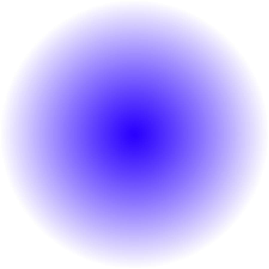Azure transparent round gradient